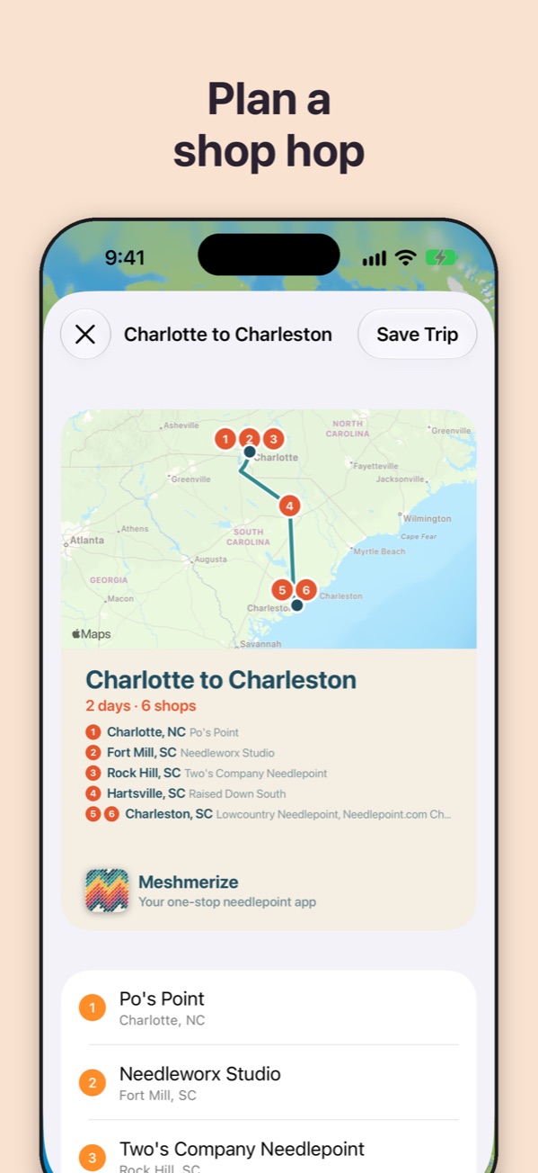 Plan a shop hop